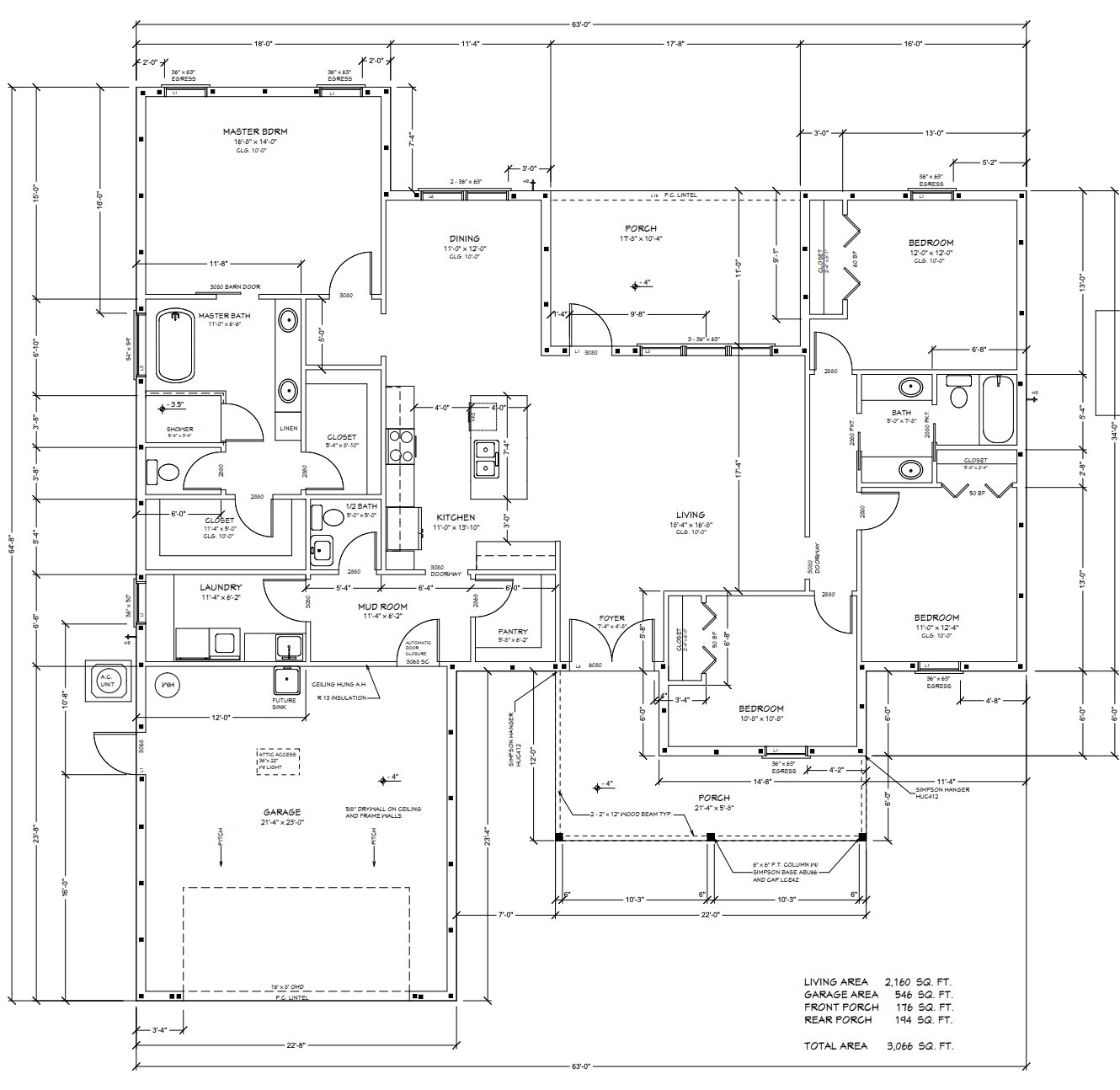 Home build floorplan