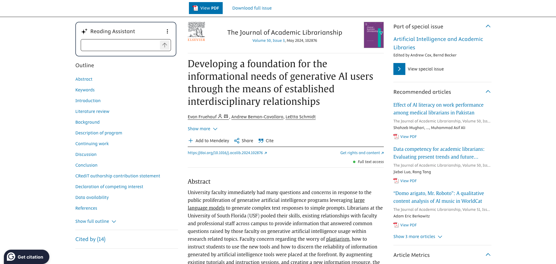 Developing a Foundation article screenshot